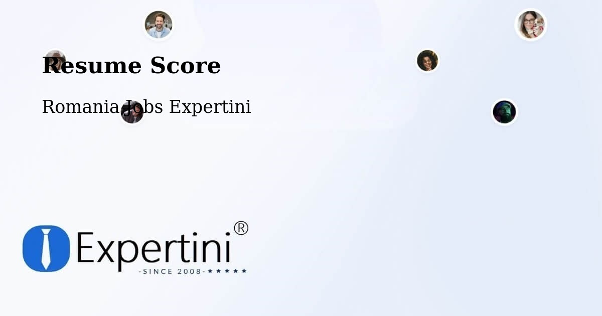 Resume Score & Job Description Match Tool – Codăeşti - Romania Jobs Expertini